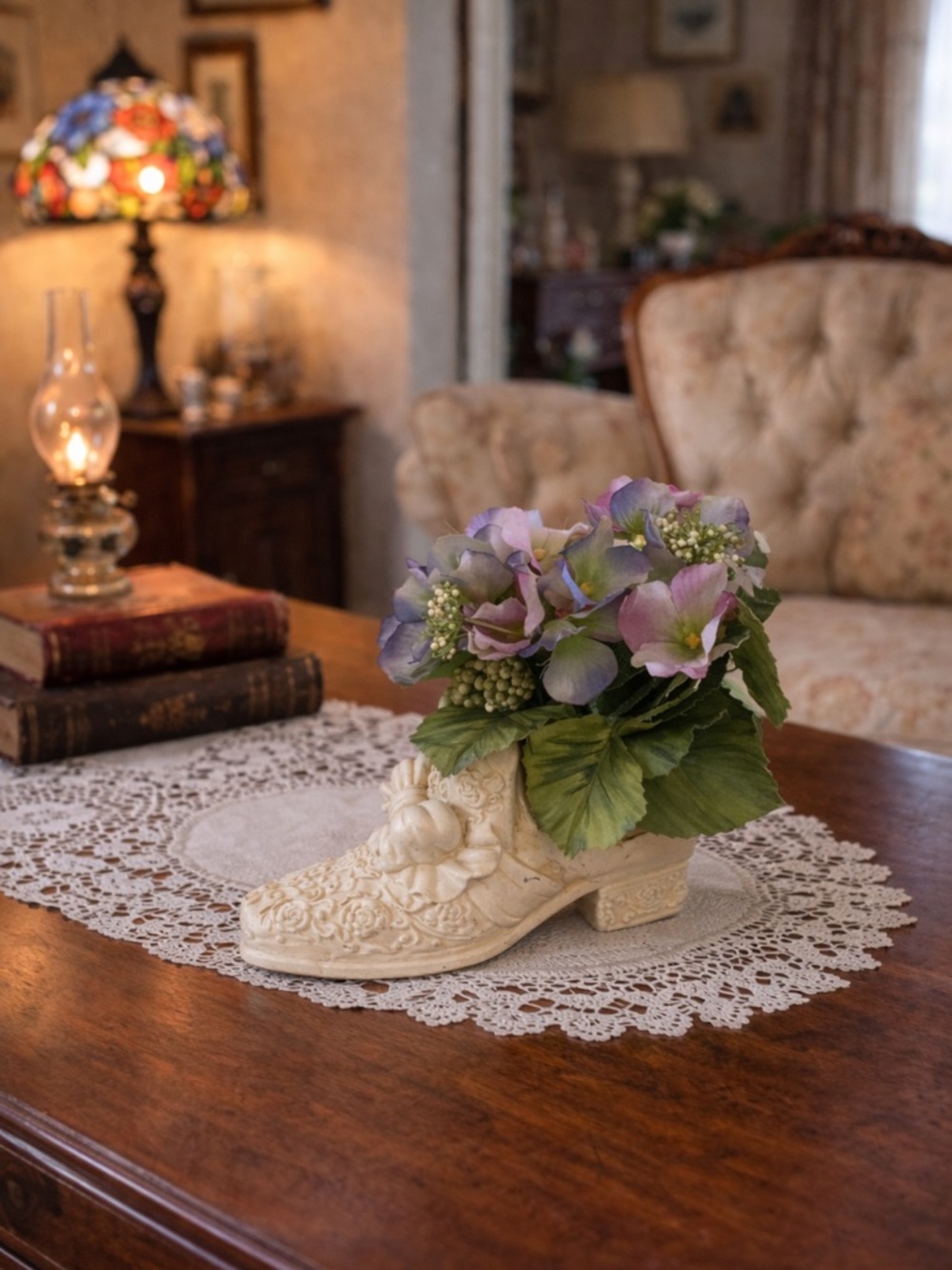 Vintage Shoe Planter